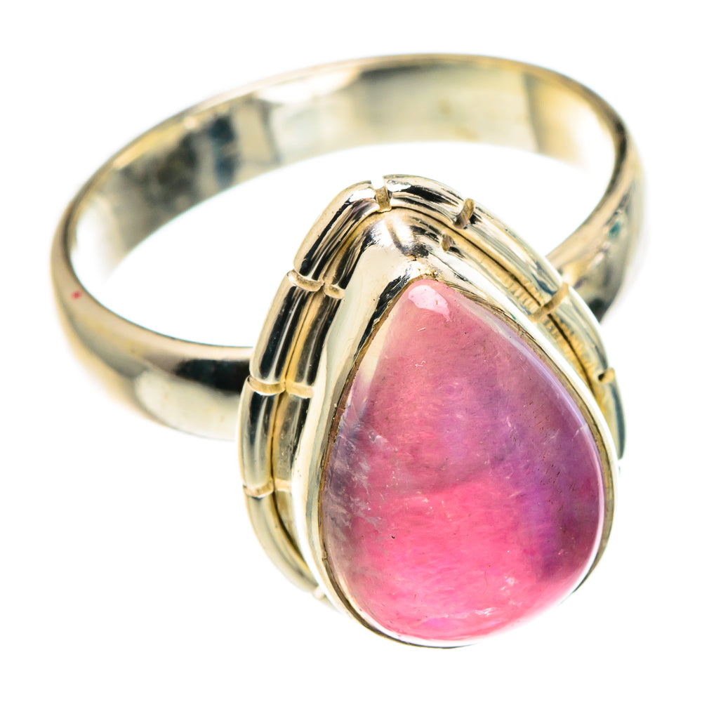 Pink Moonstone Rings handcrafted by Anasilvercos - RING82882