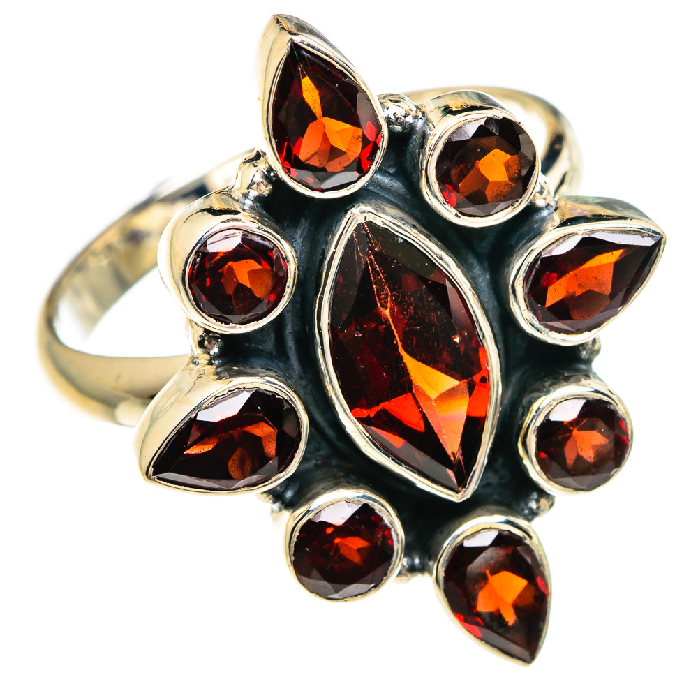 Garnet Rings handcrafted by Anasilvercos - RING82883