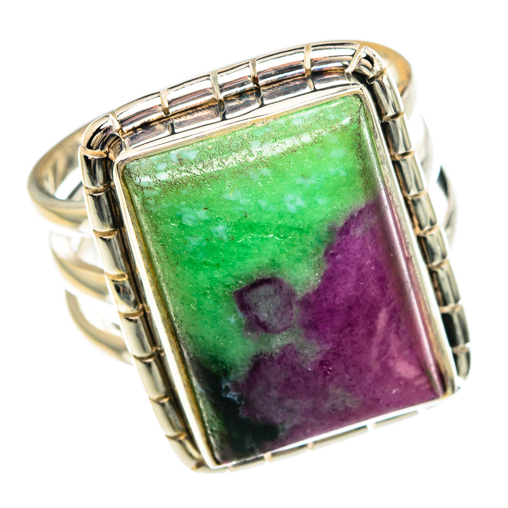 Ruby Zoisite Rings handcrafted by Anasilvercos - RING82892