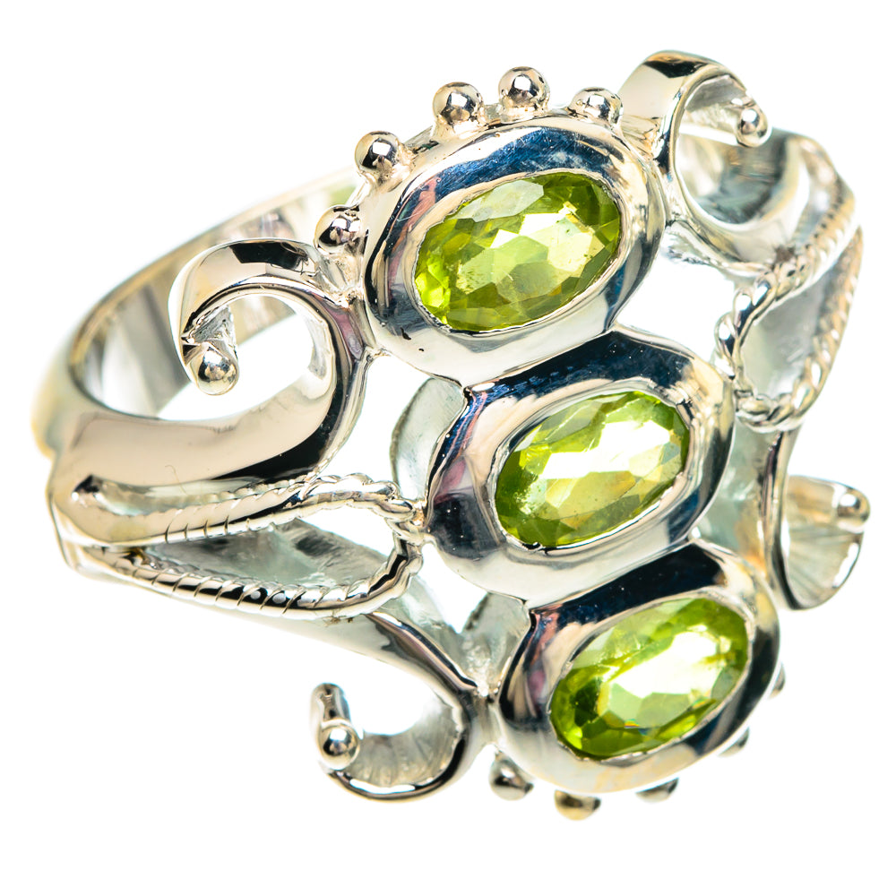 Peridot Rings handcrafted by Anasilvercos - RING82903
