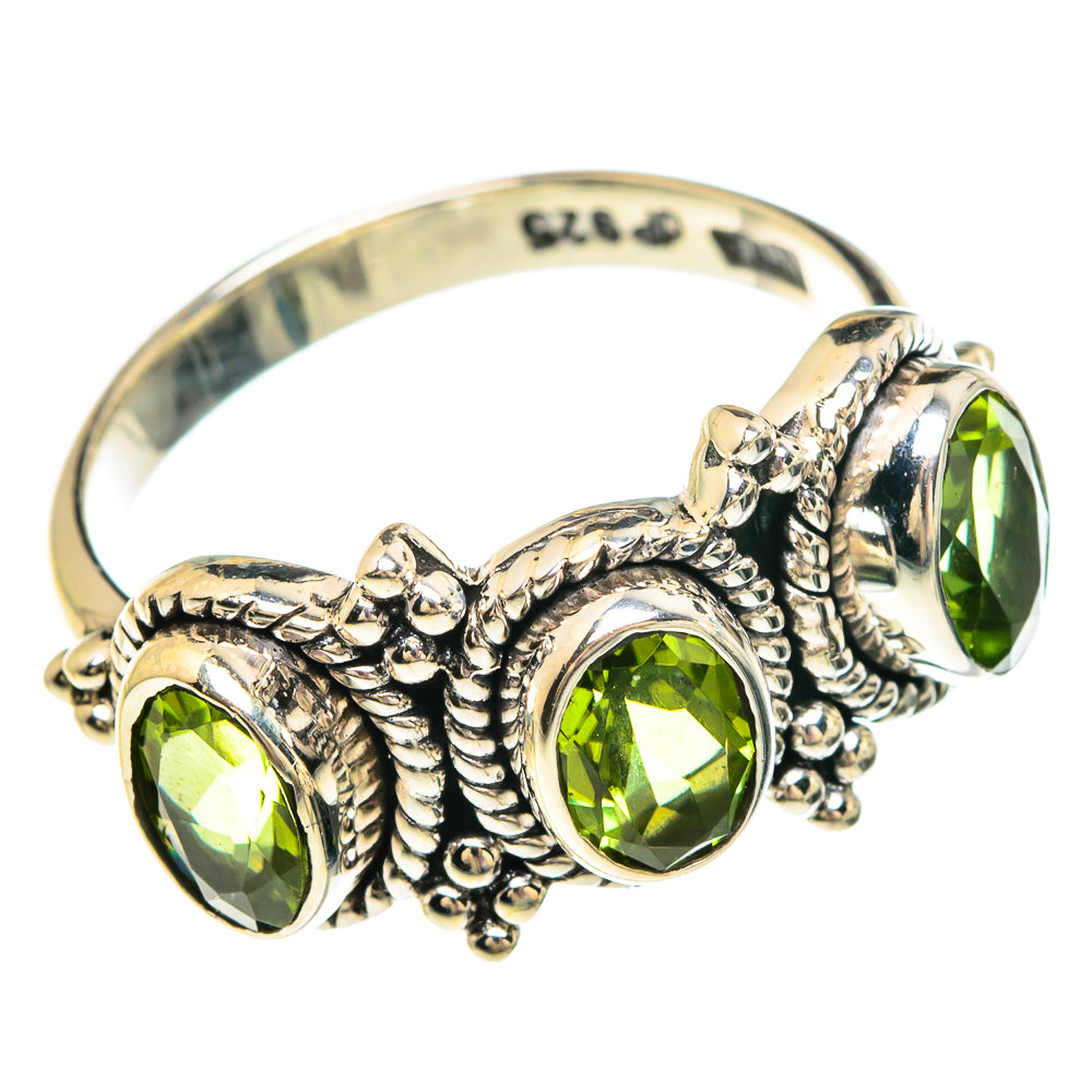 Peridot Rings handcrafted by Anasilvercos - RING82904