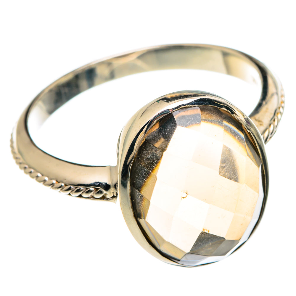 Smoky Quartz Rings handcrafted by Anasilvercos - RING82905