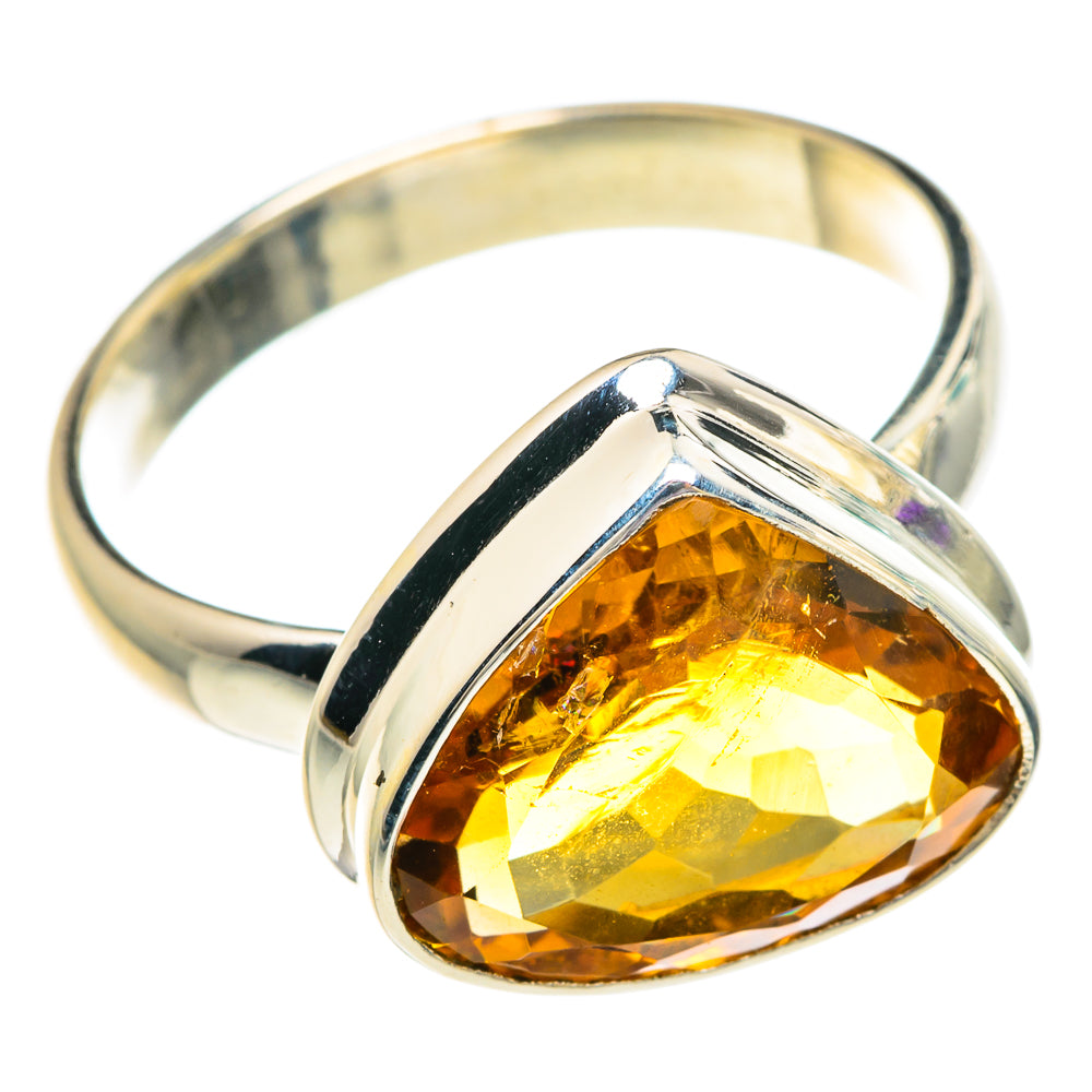 Mandarin Citrine Rings handcrafted by Anasilvercos - RING82912