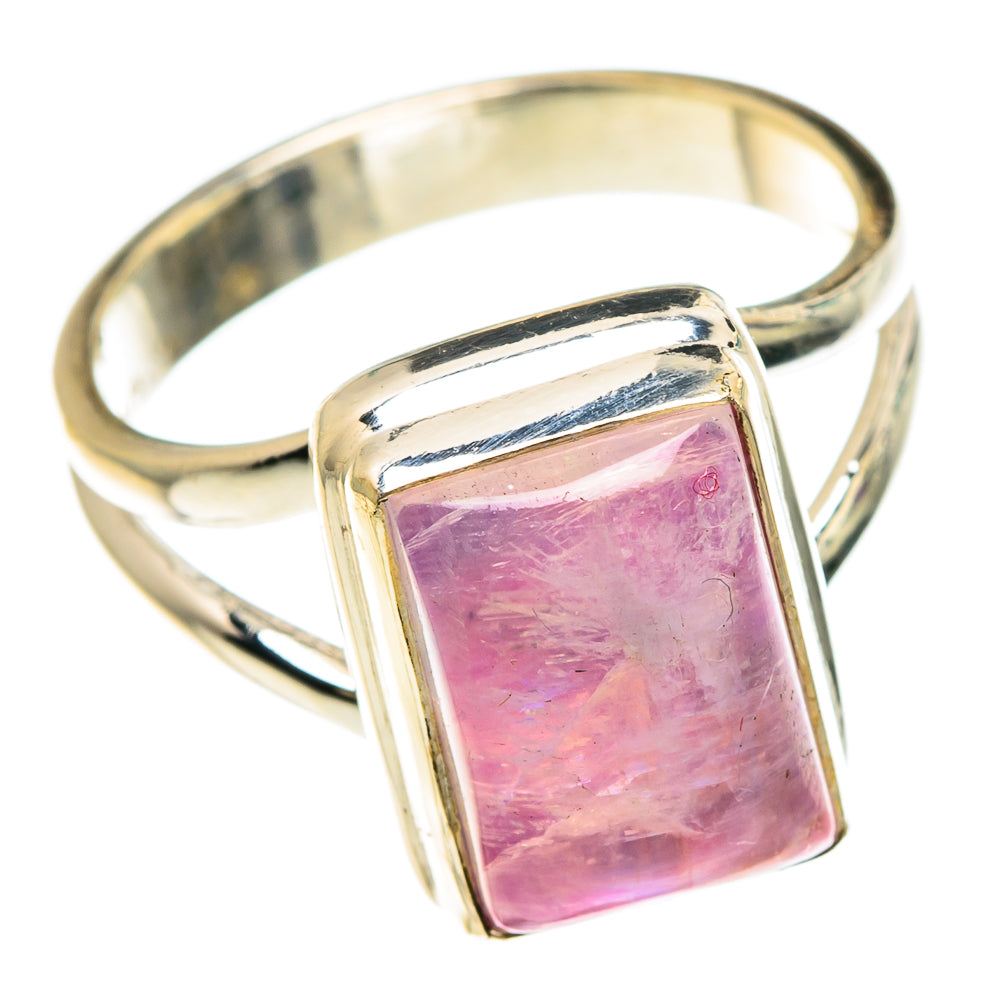 Pink Moonstone Rings handcrafted by Anasilvercos - RING82913