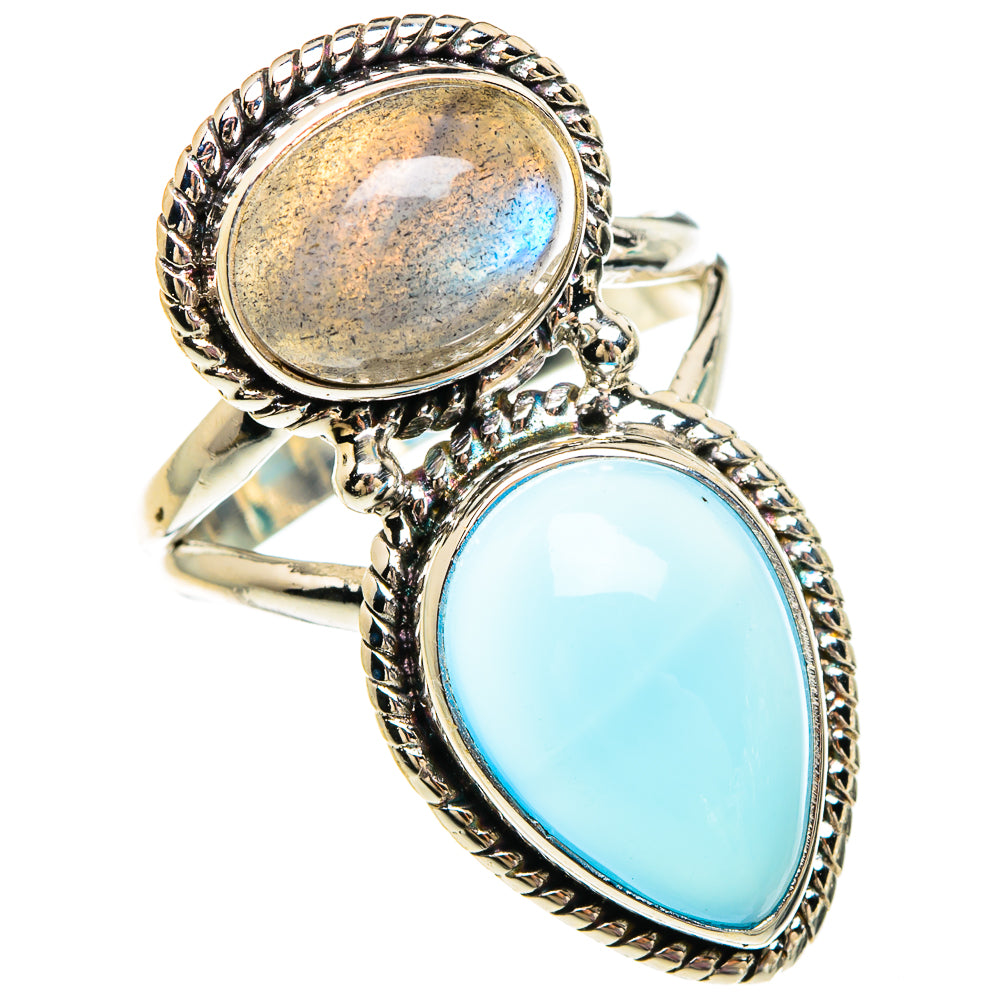 Chrysocolla Rings handcrafted by Anasilvercos - RING82939