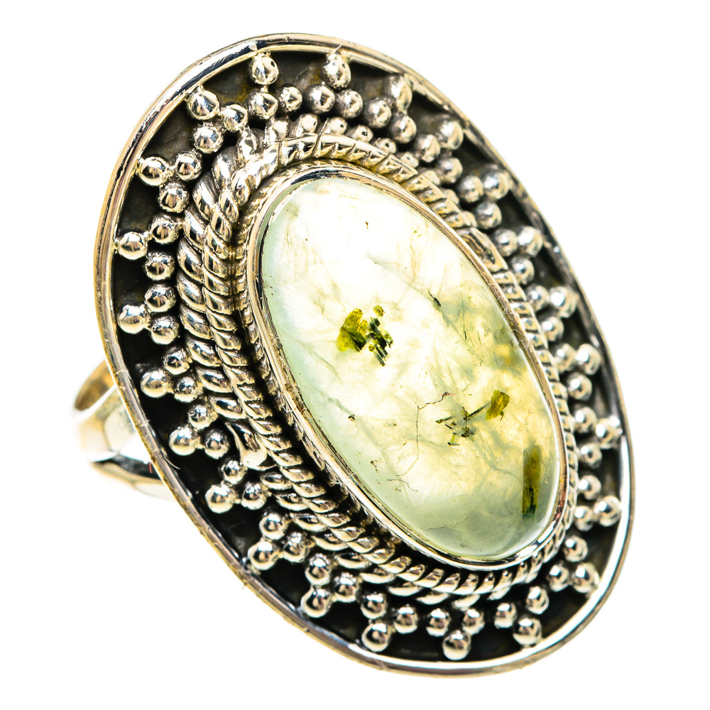 Prehnite Rings handcrafted by Anasilvercos - RING82952
