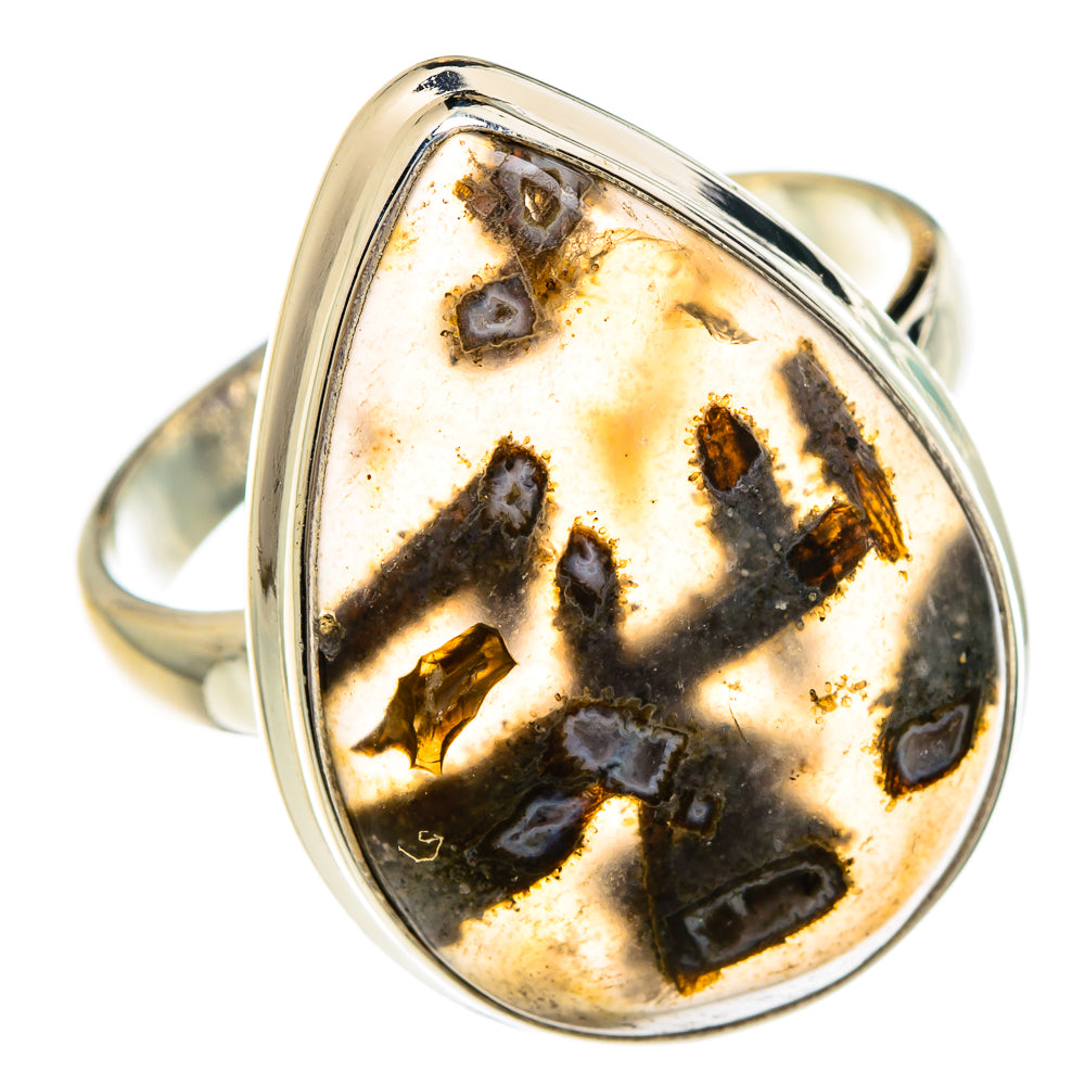 Turkish Tube Agate Rings handcrafted by Anasilvercos - RING82955 - Photo 2