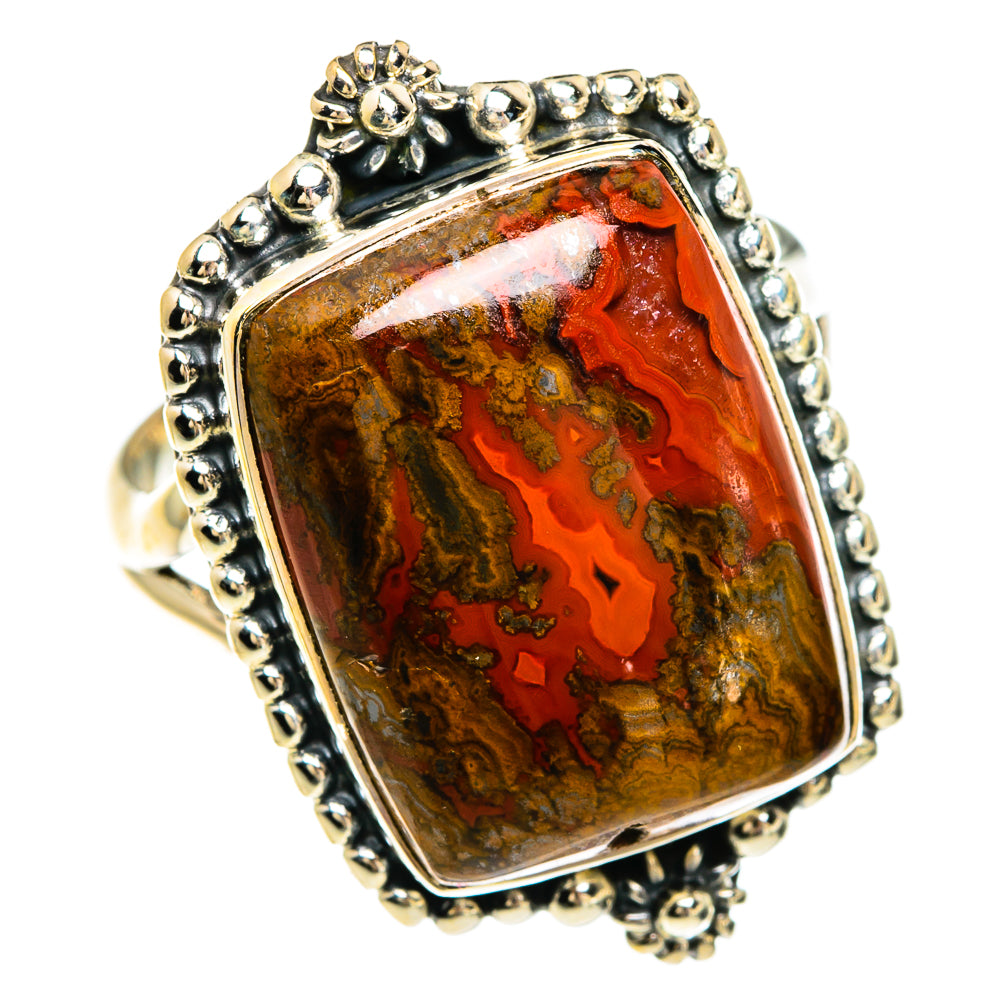 Moroccan Agate Rings handcrafted by Anasilvercos - RING82956