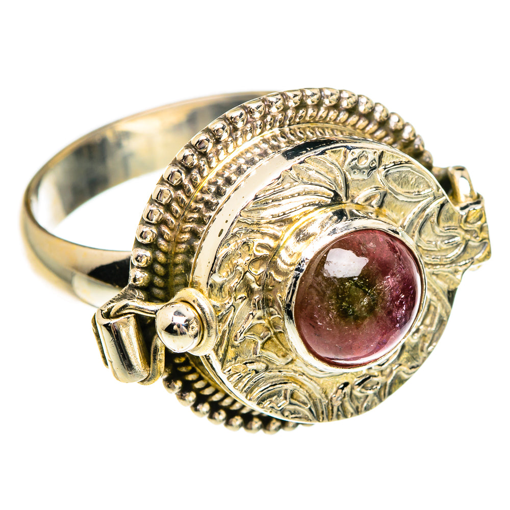 Watermelon Tourmaline Rings handcrafted by Anasilvercos - RING82962
