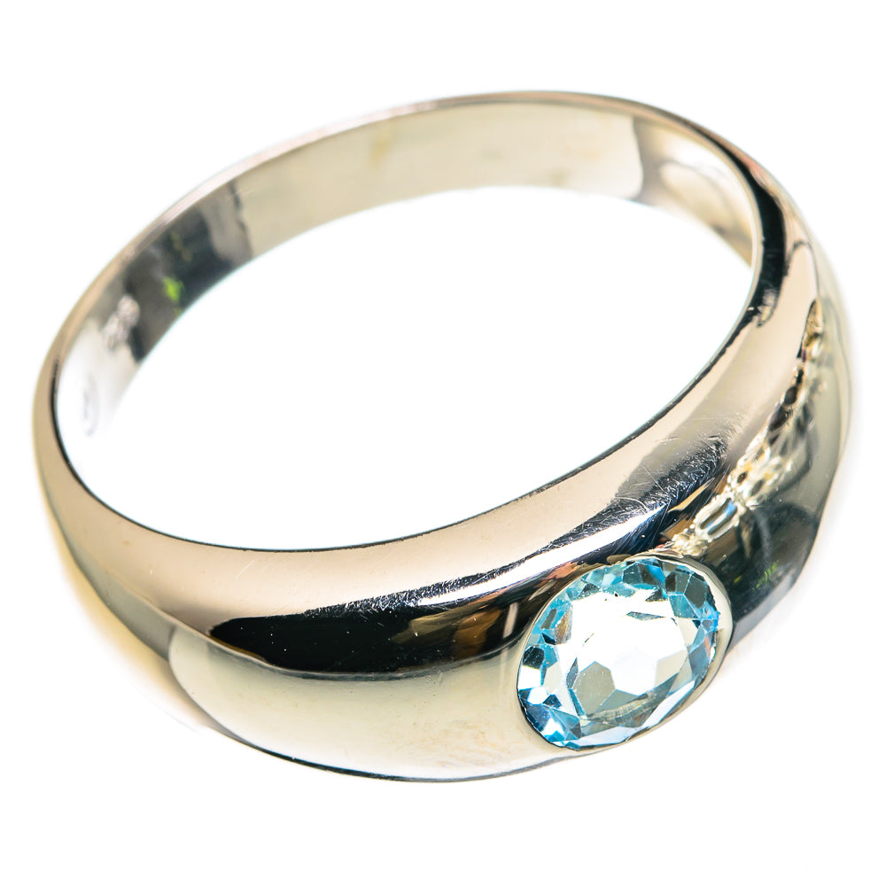 Blue Topaz Rings handcrafted by Anasilvercos - RING82968