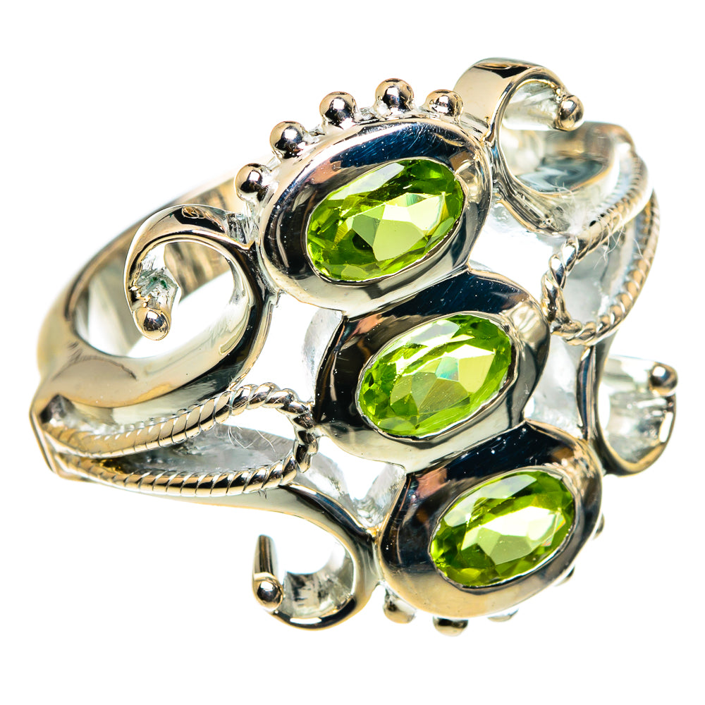 Peridot Rings handcrafted by Anasilvercos - RING82974
