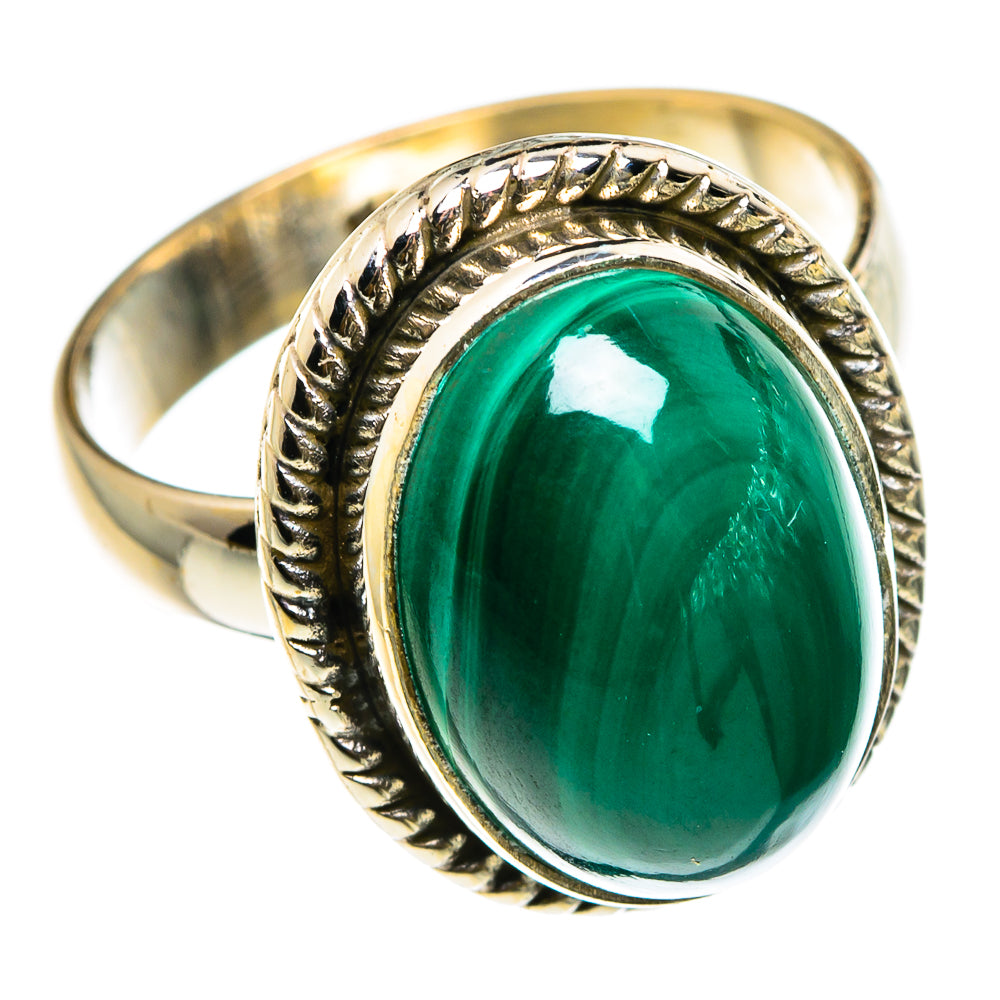 Malachite Rings handcrafted by Anasilvercos - RING82975