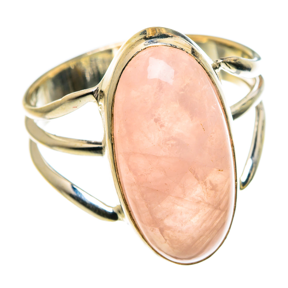 Rose Quartz Rings handcrafted by Anasilvercos - RING82983