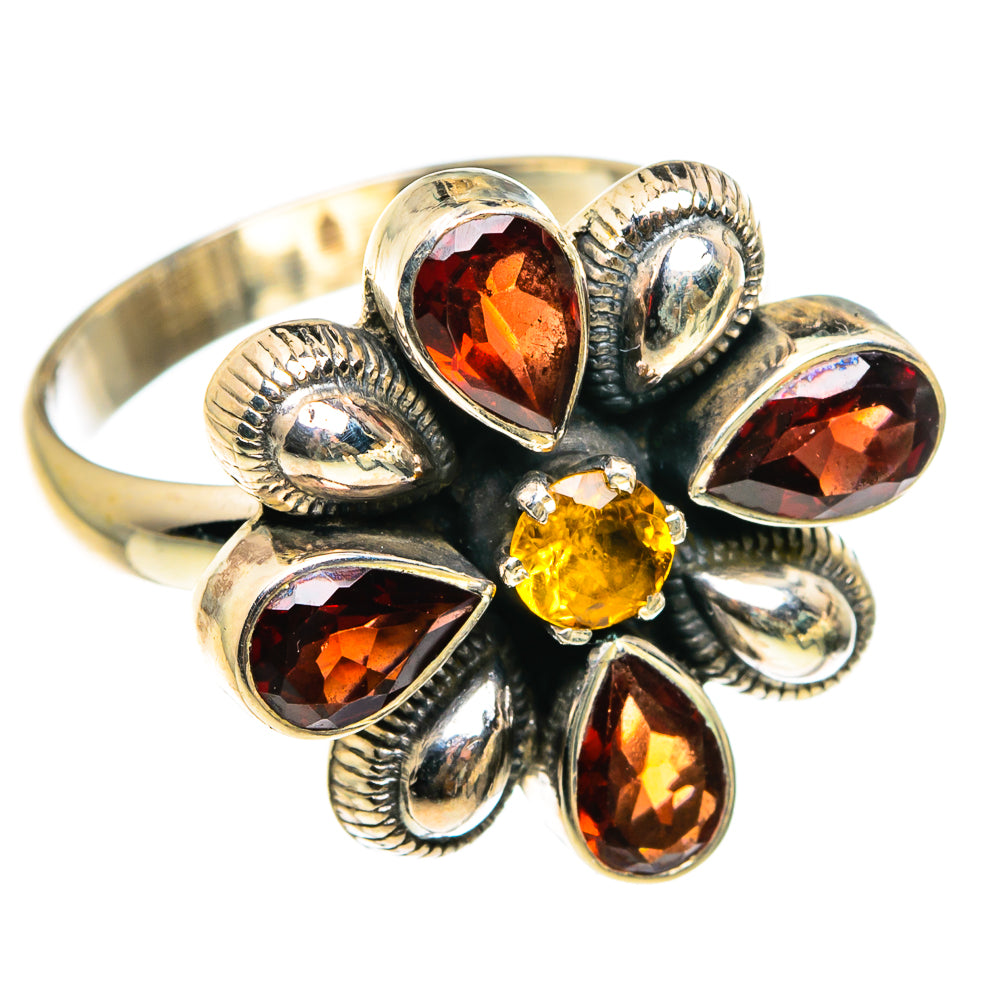 Garnet Rings handcrafted by Anasilvercos - RING82985