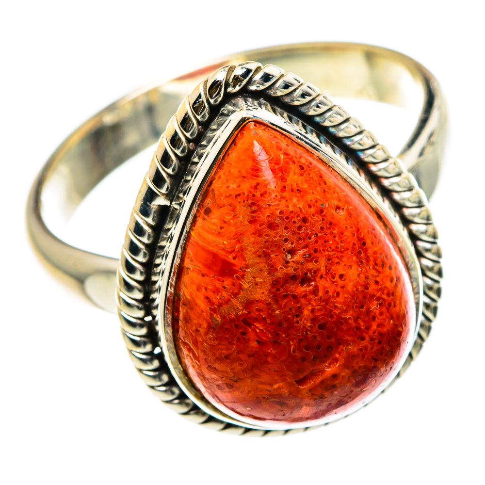 Sponge Coral Rings handcrafted by Anasilvercos - RING83011