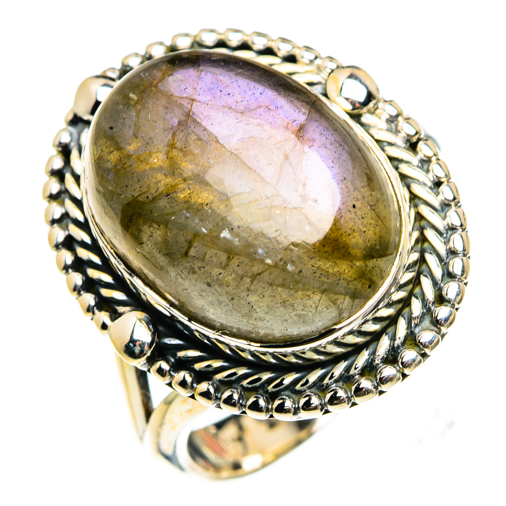 Labradorite Rings handcrafted by Anasilvercos - RING83017