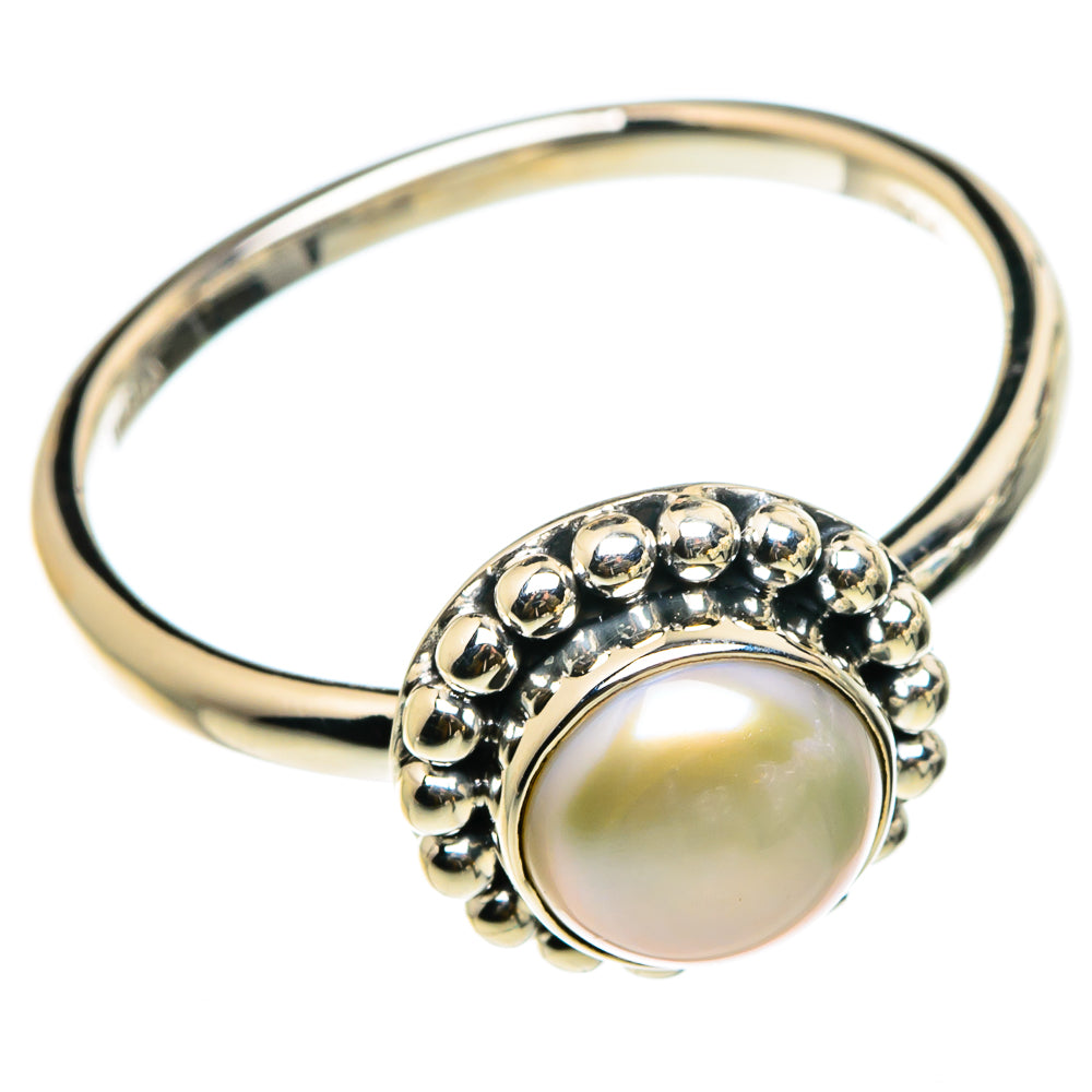 Cultured Pearl Rings handcrafted by Anasilvercos - RING83021