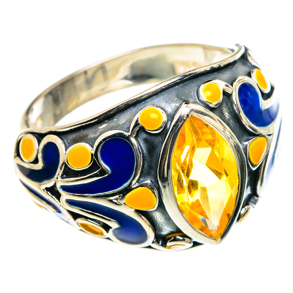 Citrine Rings handcrafted by Anasilvercos - RING83024
