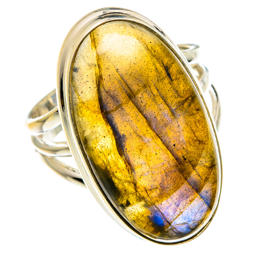 Labradorite Rings handcrafted by Anasilvercos - RING83030