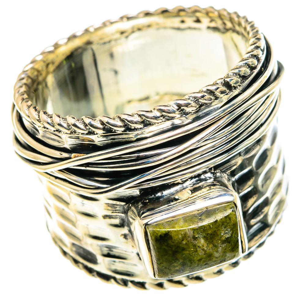 Rainforest Jasper Rings handcrafted by Anasilvercos - RING83037