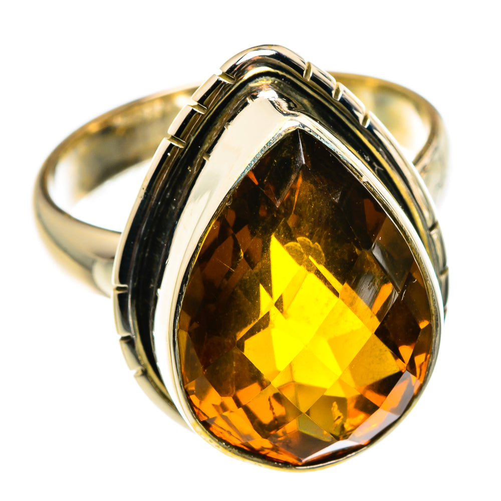 Mandarin Citrine Rings handcrafted by Anasilvercos - RING83038