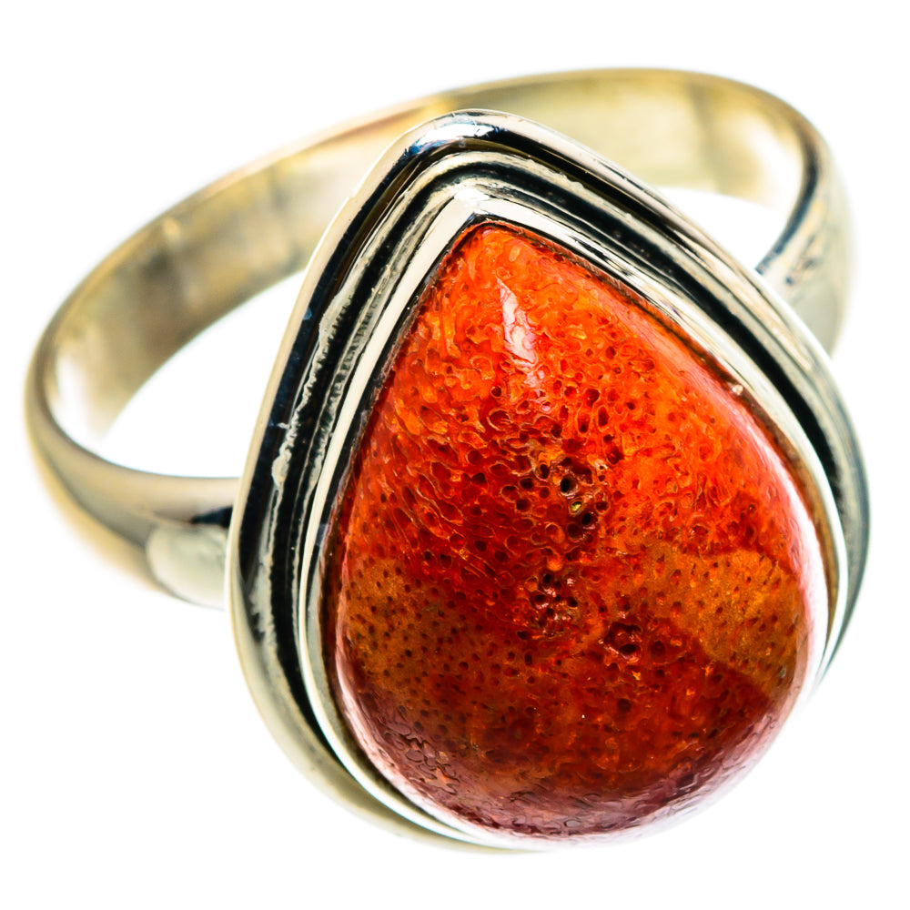 Sponge Coral Rings handcrafted by Anasilvercos - RING83042