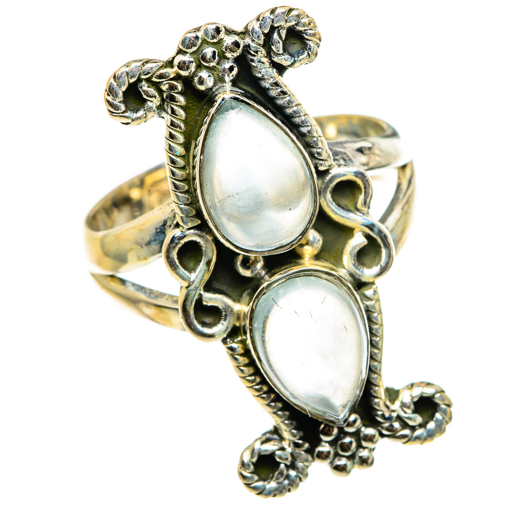 Aquamarine Rings handcrafted by Anasilvercos - RING83054