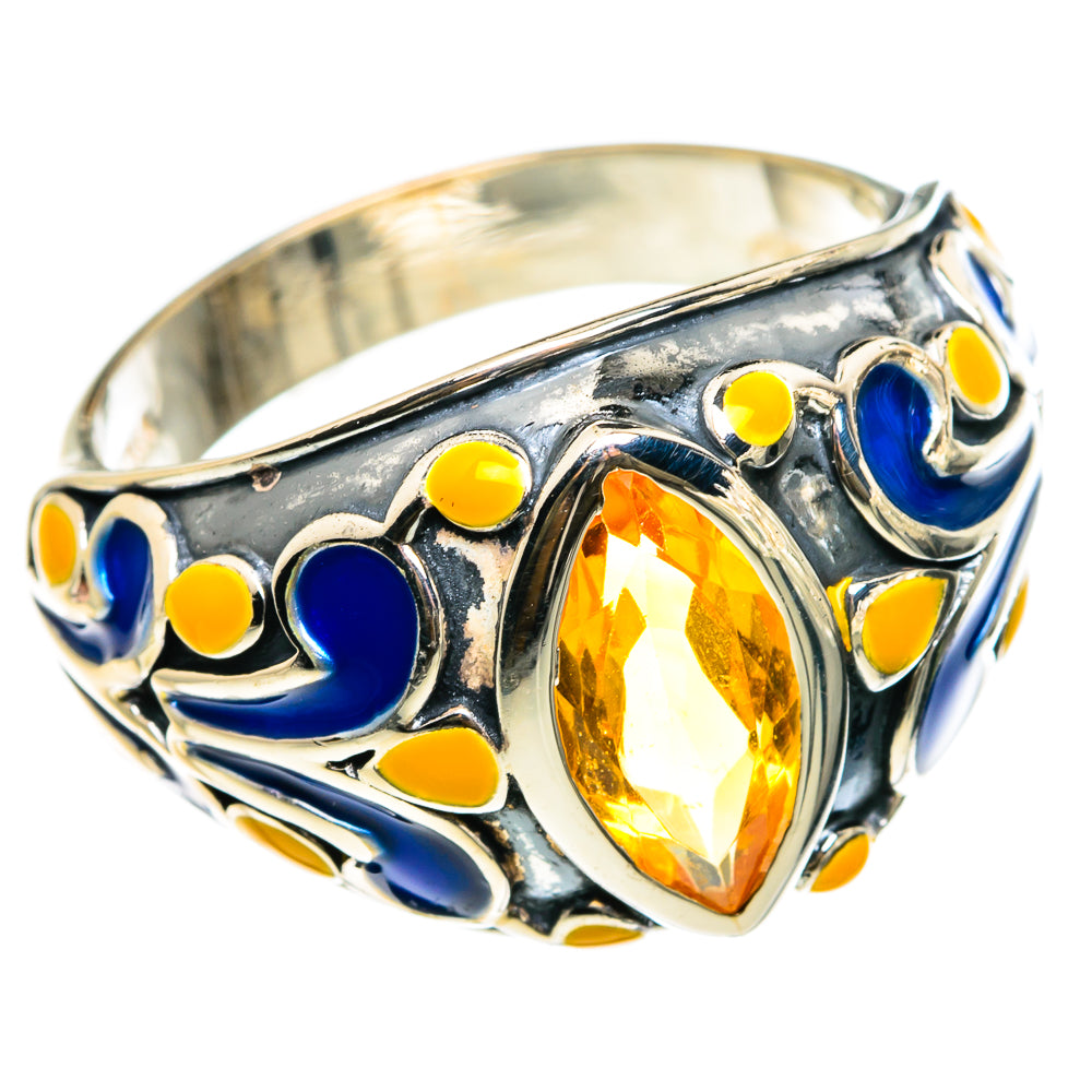 Citrine Rings handcrafted by Anasilvercos - RING83056