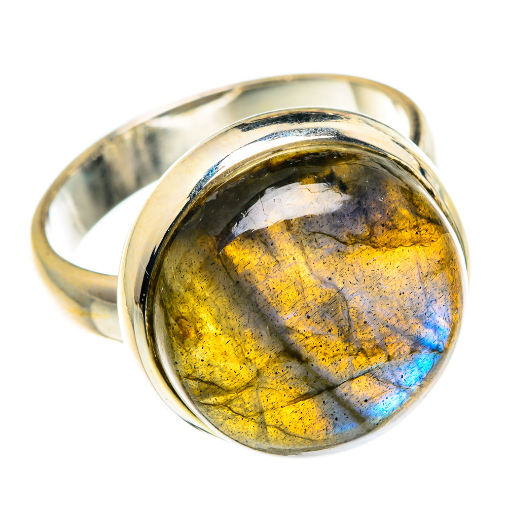 Labradorite Rings handcrafted by Anasilvercos - RING83063