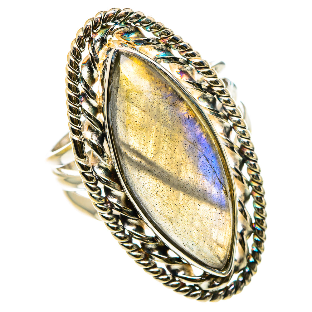 Labradorite Rings handcrafted by Anasilvercos - RING83066