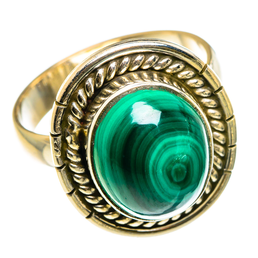 Malachite Rings handcrafted by Anasilvercos - RING83069