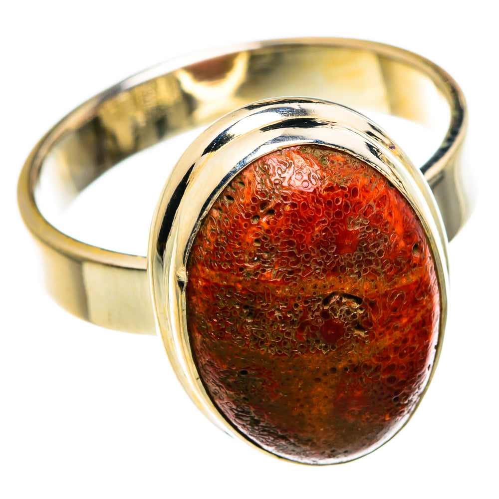 Sponge Coral Rings handcrafted by Anasilvercos - RING83074