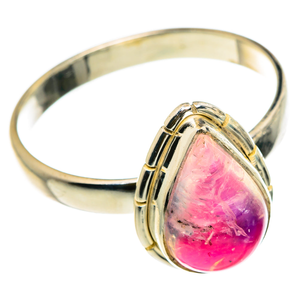 Pink Moonstone Rings handcrafted by Anasilvercos - RING83077
