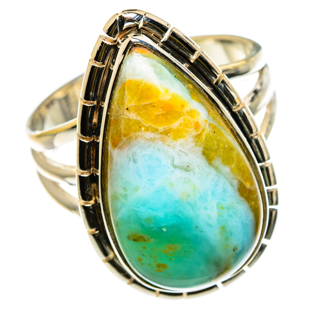 Peruvian Opal Rings handcrafted by Anasilvercos - RING83099