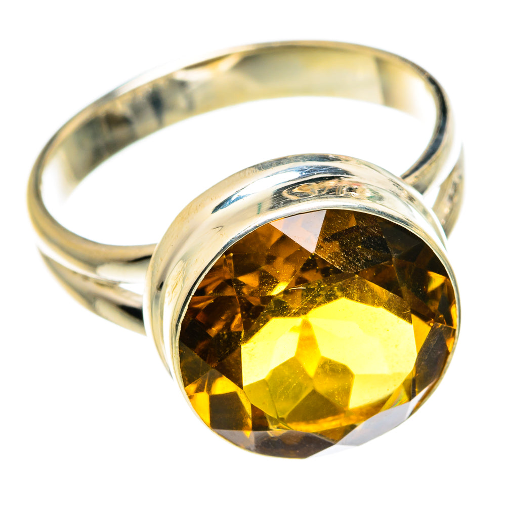 Mandarin Citrine Rings handcrafted by Anasilvercos - RING83108