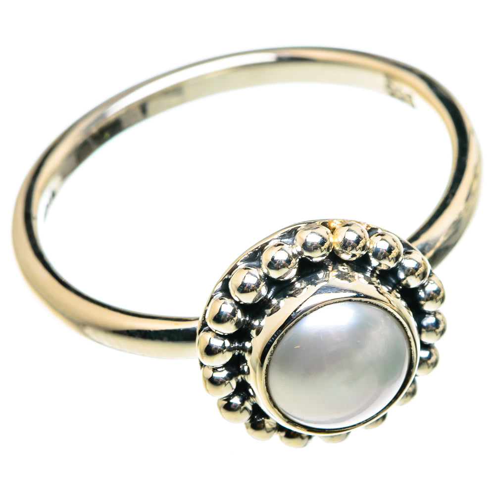 Cultured Pearl Rings handcrafted by Anasilvercos - RING83120