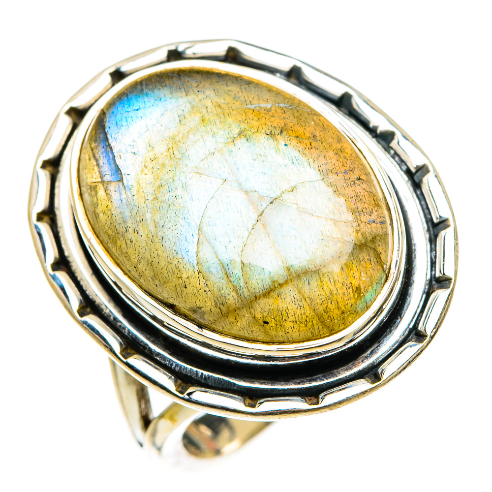 Labradorite Rings handcrafted by Anasilvercos - RING83123