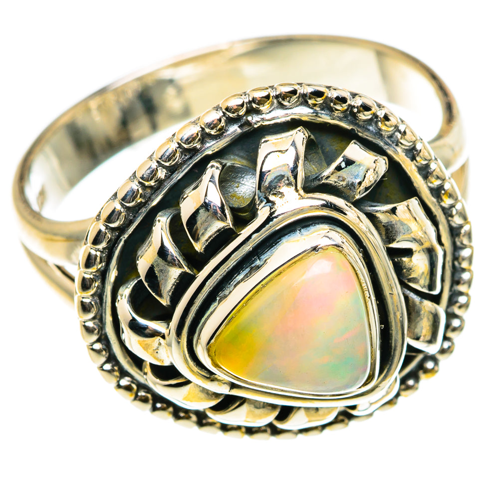 Ethiopian Opal Rings handcrafted by Anasilvercos - RING83151