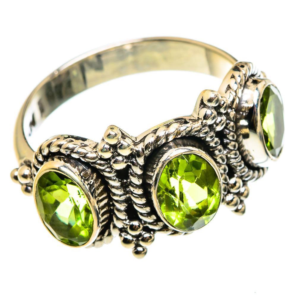 Peridot Rings handcrafted by Anasilvercos - RING83162