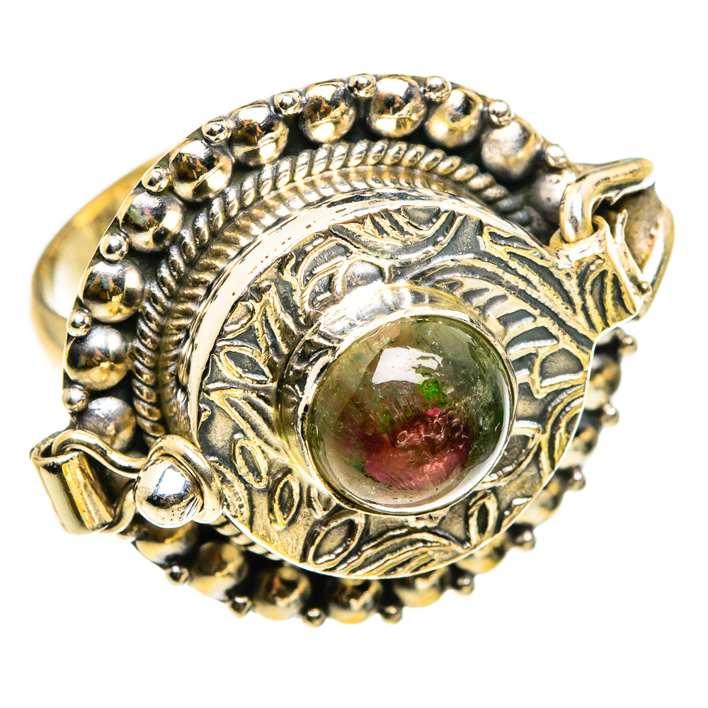 Watermelon Tourmaline Rings handcrafted by Anasilvercos - RING83185