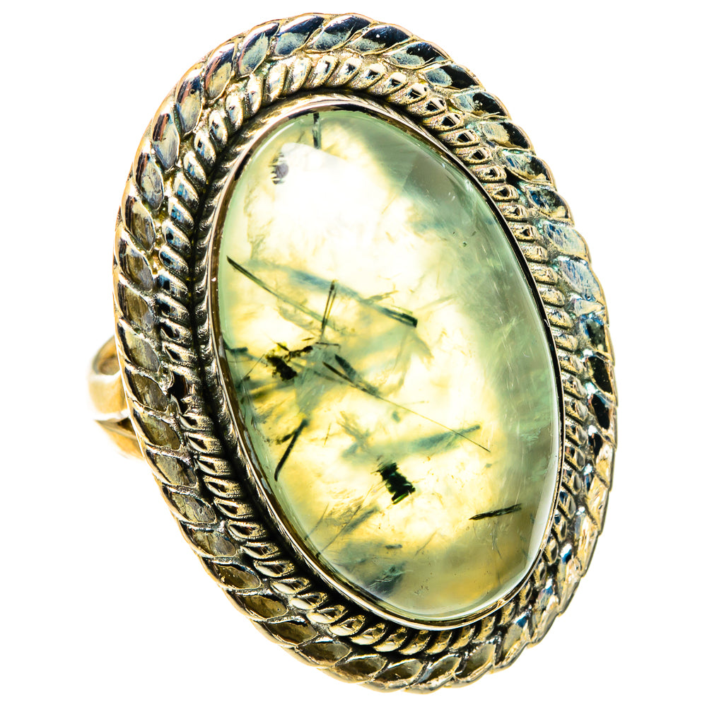 Prehnite Rings handcrafted by Anasilvercos - RING83200