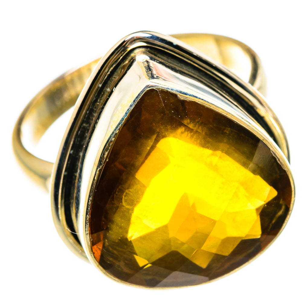 Mandarin Citrine Rings handcrafted by Anasilvercos - RING83206
