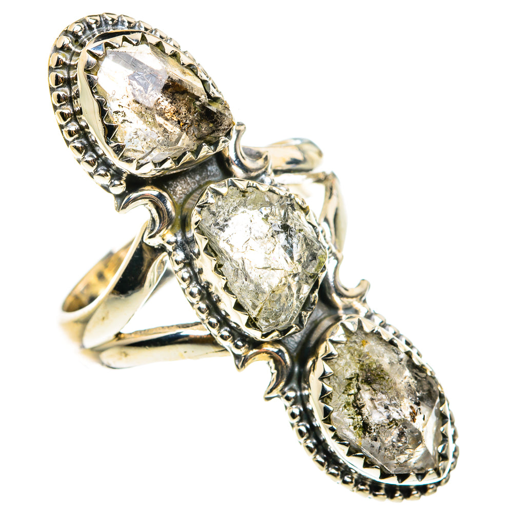 Herkimer Diamond Rings handcrafted by Anasilvercos - RING83218