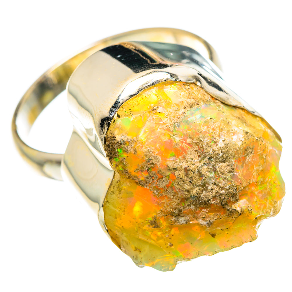 Ethiopian Opal Rings handcrafted by Anasilvercos - RING83225
