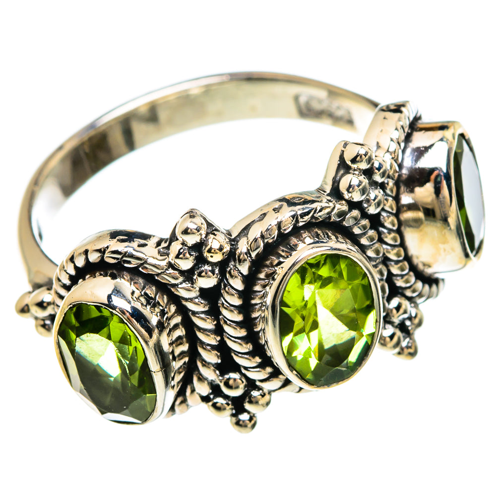 Peridot Rings handcrafted by Anasilvercos - RING83271