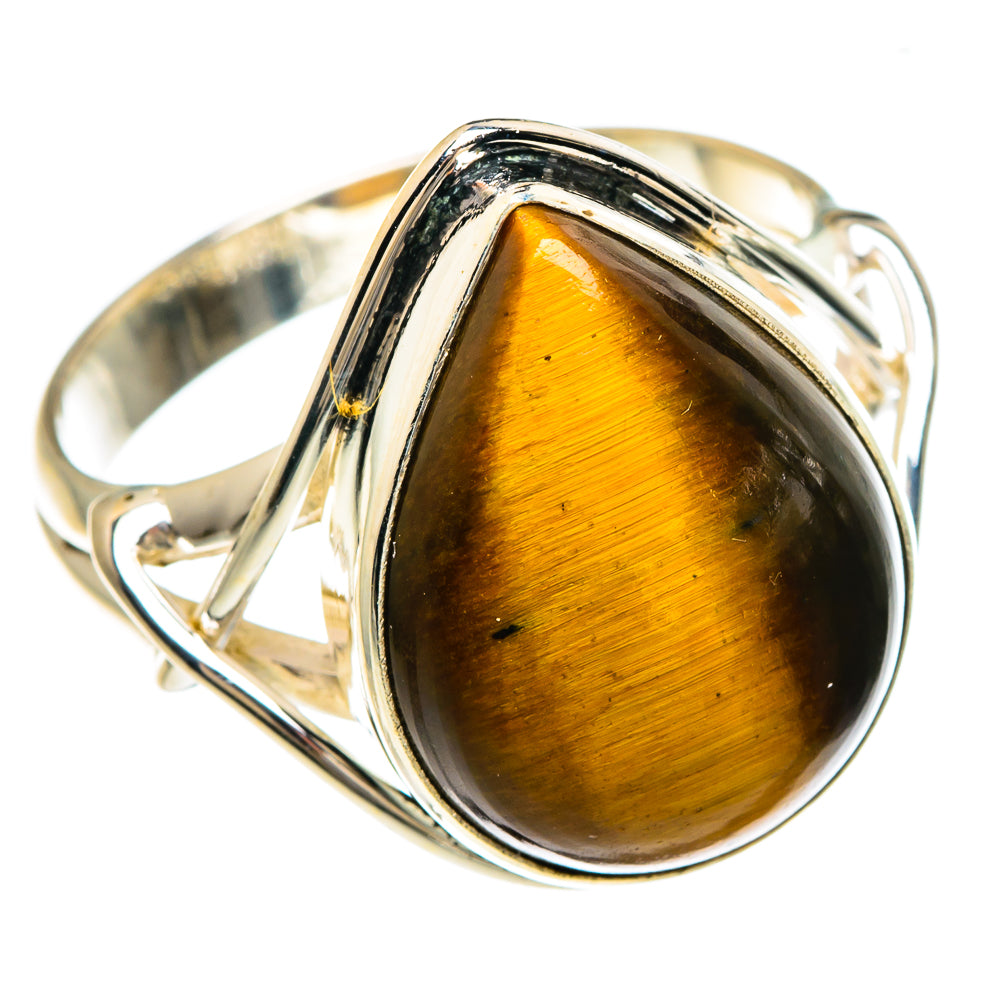 Tiger Eye Rings handcrafted by Anasilvercos - RING83274