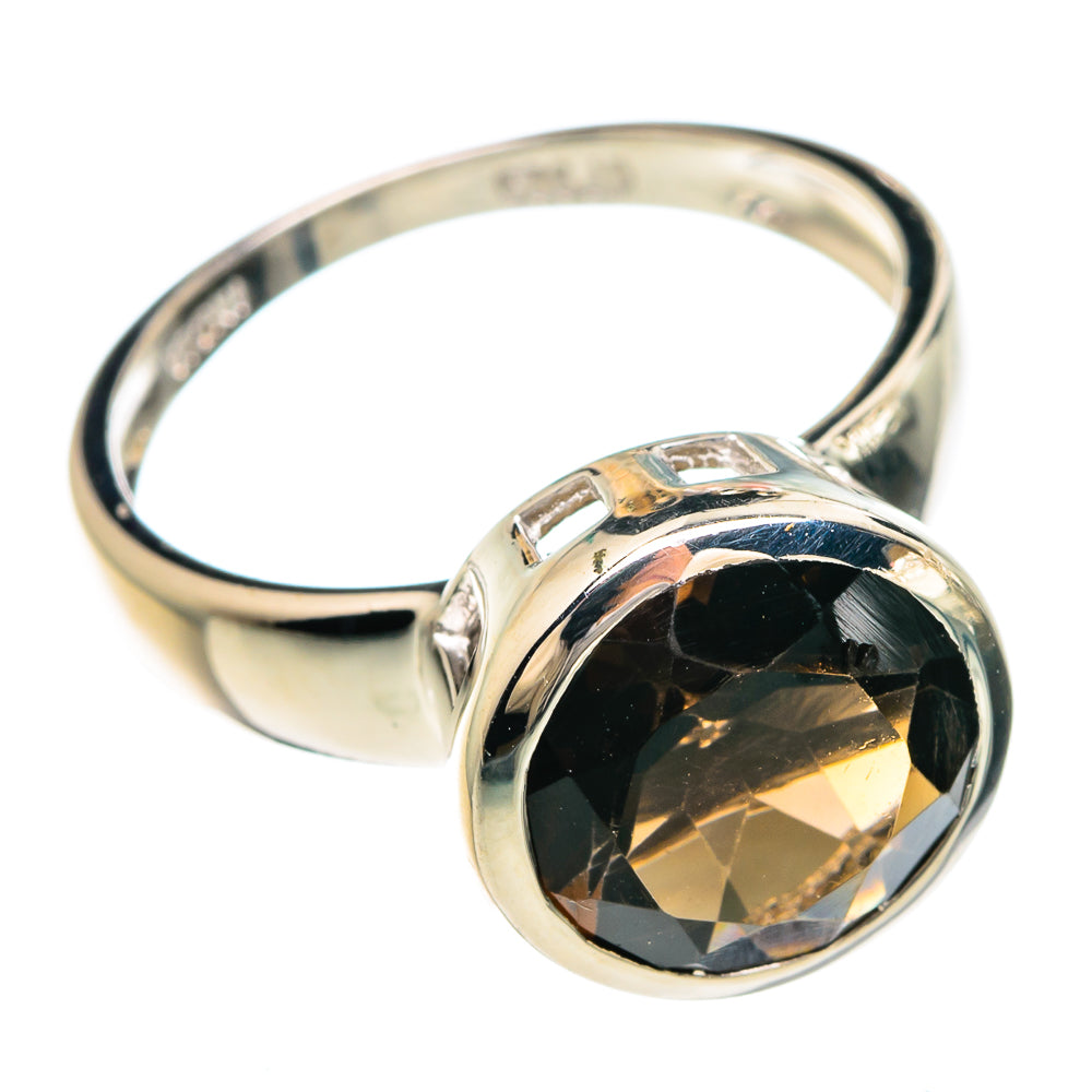 Smoky Quartz Rings handcrafted by Anasilvercos - RING83275