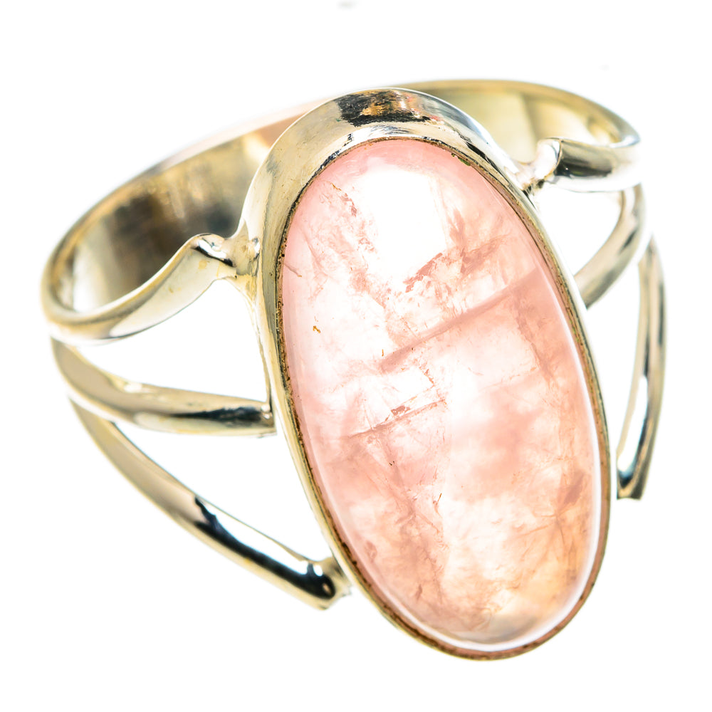 Rose Quartz Rings handcrafted by Anasilvercos - RING83281