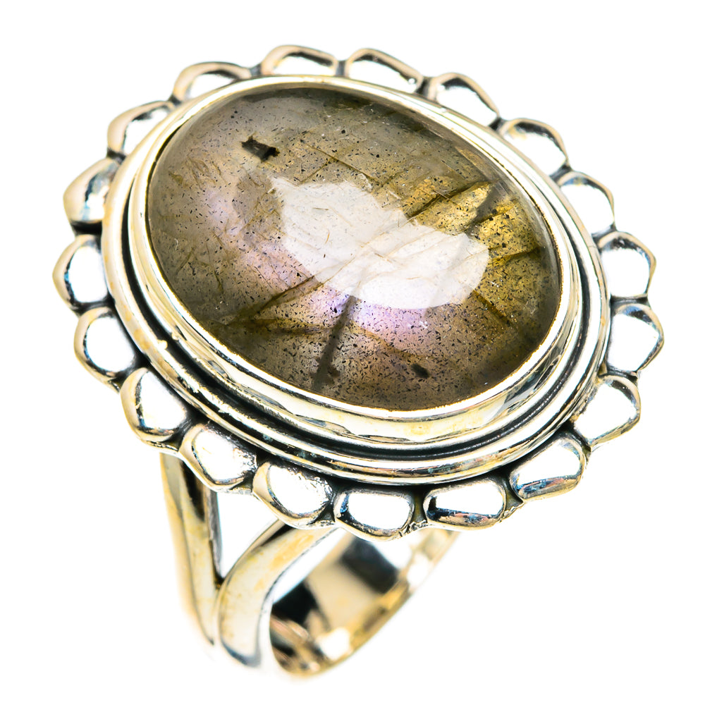Labradorite Rings handcrafted by Anasilvercos - RING83284