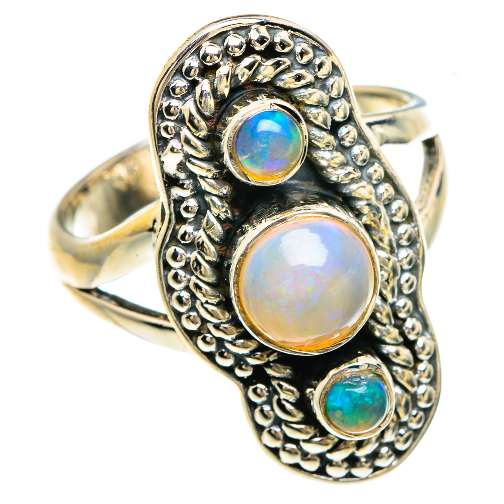 Ethiopian Opal Rings handcrafted by Anasilvercos - RING83294